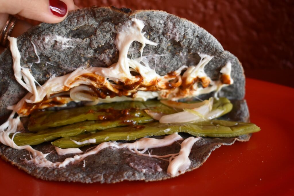 Quesadillas de Nopal Cactus Quesadillas (Thursday) Nejpali